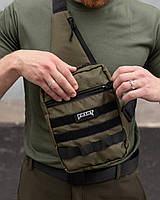 Тактична сумка, Месенджер хакі SHOOTER, Тактична сумка через плече, сумка для військових