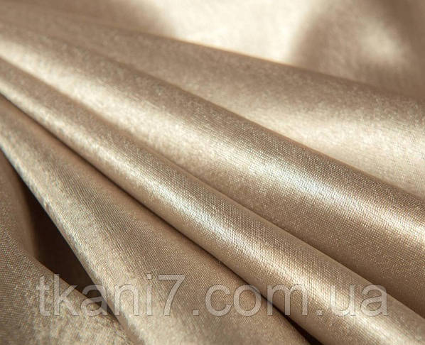 Креп-сатин Сіро-Бежевий, фото 1