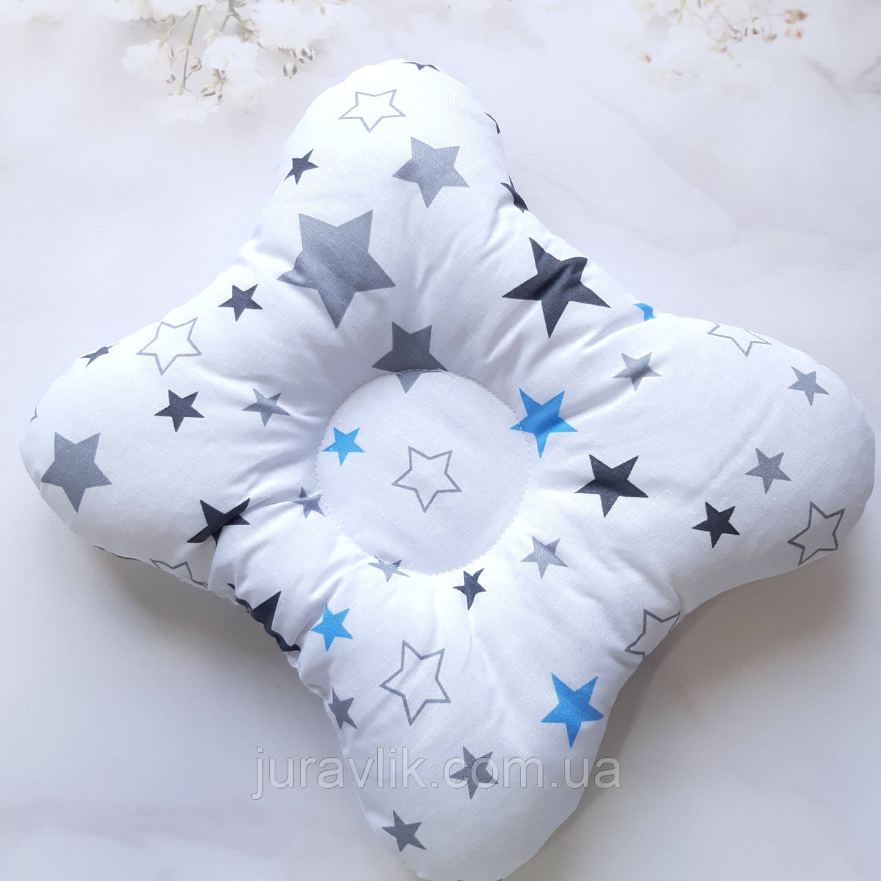 Дитяча ортопедична подушка Метелик  Подушка для новонароджених ортопедична