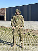 Летний тактический маскировочный костюм зеленый мох. Военный армейский летний костюм мультикам камуфляж ВСУ.