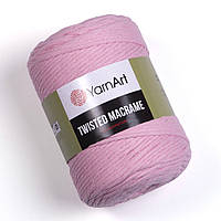 YarnArt TWISTED MACRAME (Твистэд Макраме) № 762 розовый (Пряжа, нитки для макраме)