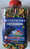 Щелкунчик Гранульована принада у ПЕТ-пляшці Родентицид від гризунів 190г, Агро Протекшн