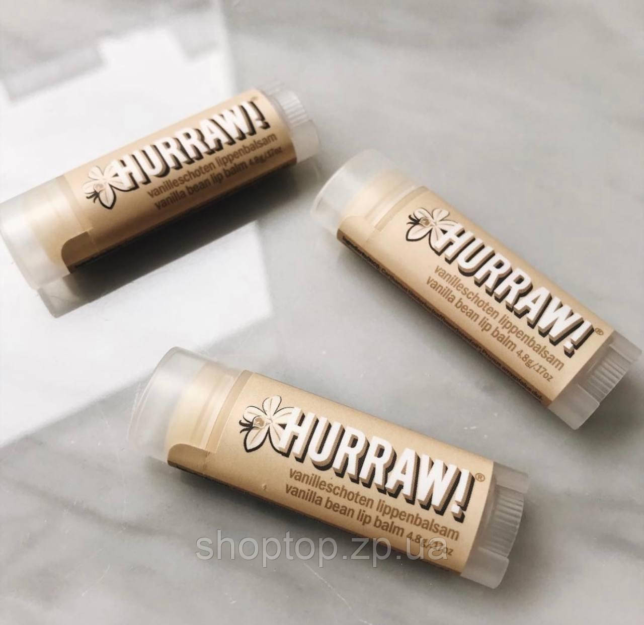 Бальзам для губ Hurraw! Vanilla Bean Lip Balm, фото 1