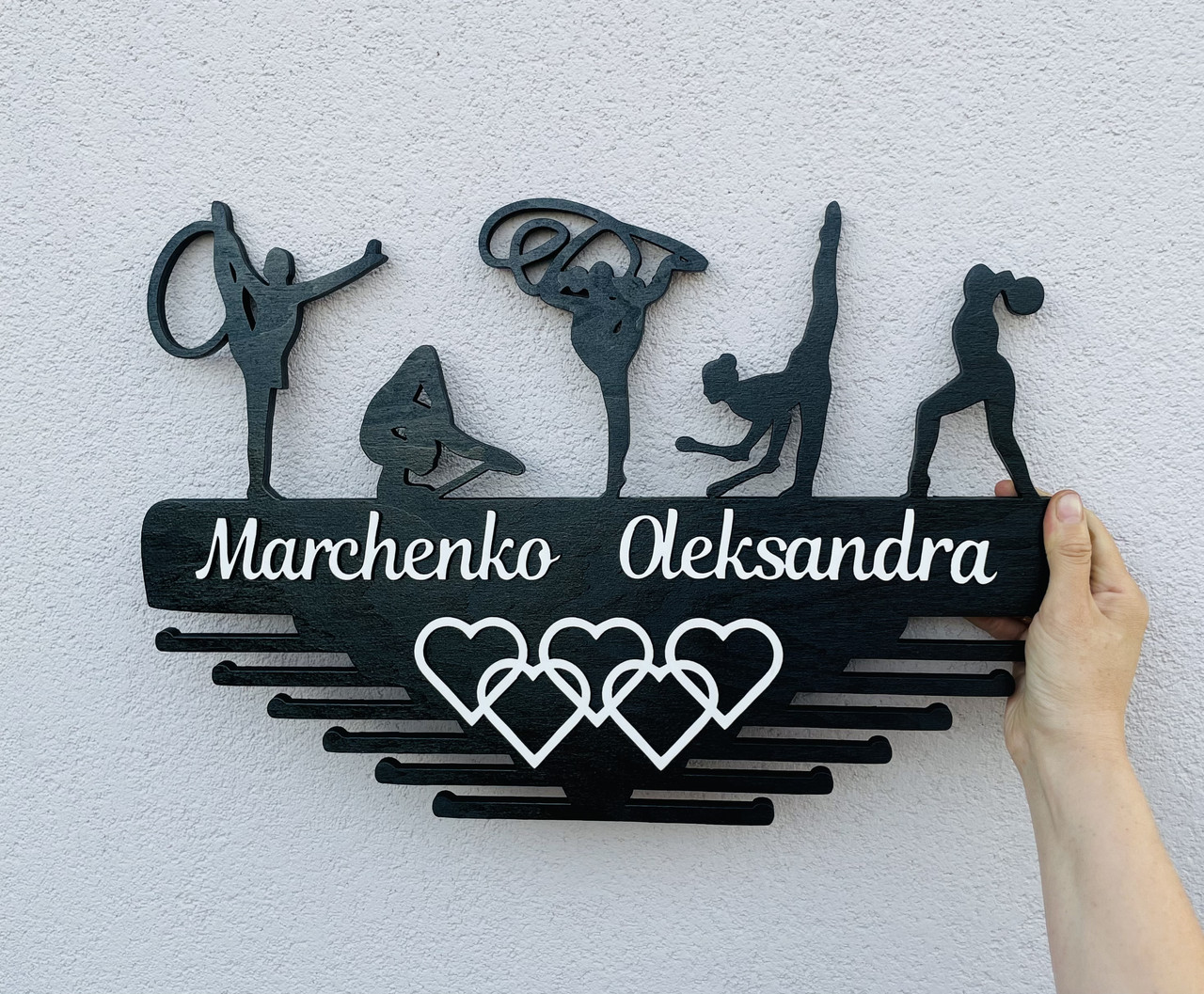 Медальниця гімнастика, полиця для медалей, фото 1