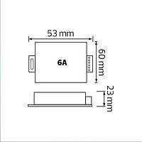 Контроллер RGB для стрічки LED 216-432W 12V-24V IP20 6A HOROZ ELECTRIC 100-002-0432-010