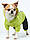 Зимовий комбінезон для собак «Дог», салатовий, зимовий одяг для собак дрібних, середніх порід, фото 7