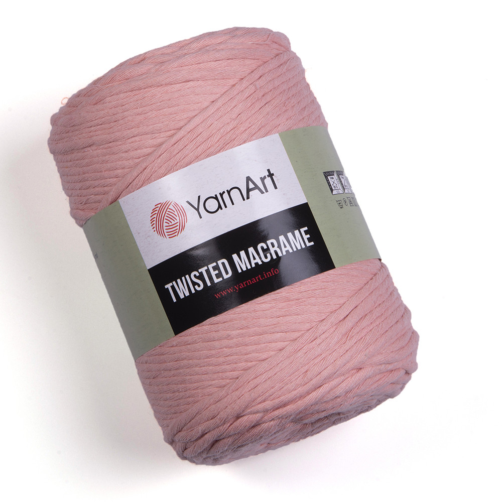 YarnArt TWISTED MACRAME (Твістед Макраме) № 767 рожевий (Пряжа, нитки для макраме)