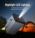 Зарядна станція із розеткою 220 В Powerbank-600W повербанк великої ємності 35 А·год, 2хUSB, Чистий синус, фото 11