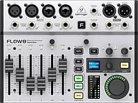 Профессиональный цифровой микшер с дистанционным управлением Behringer Flow 8 BIO