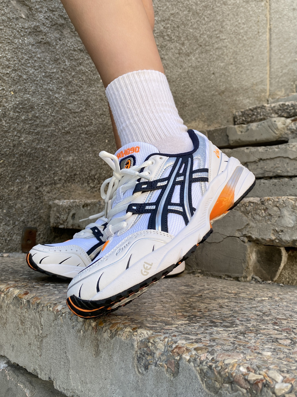 Кросівки чоловічі білі Asics Gel 1090 Mid "White Midnight" (13172)