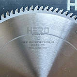 HERO G5 255х3,0x30 мм 100z Дискова пила для чистового пиляння МДФ, деревини, багетних рам, HPL, фото 2