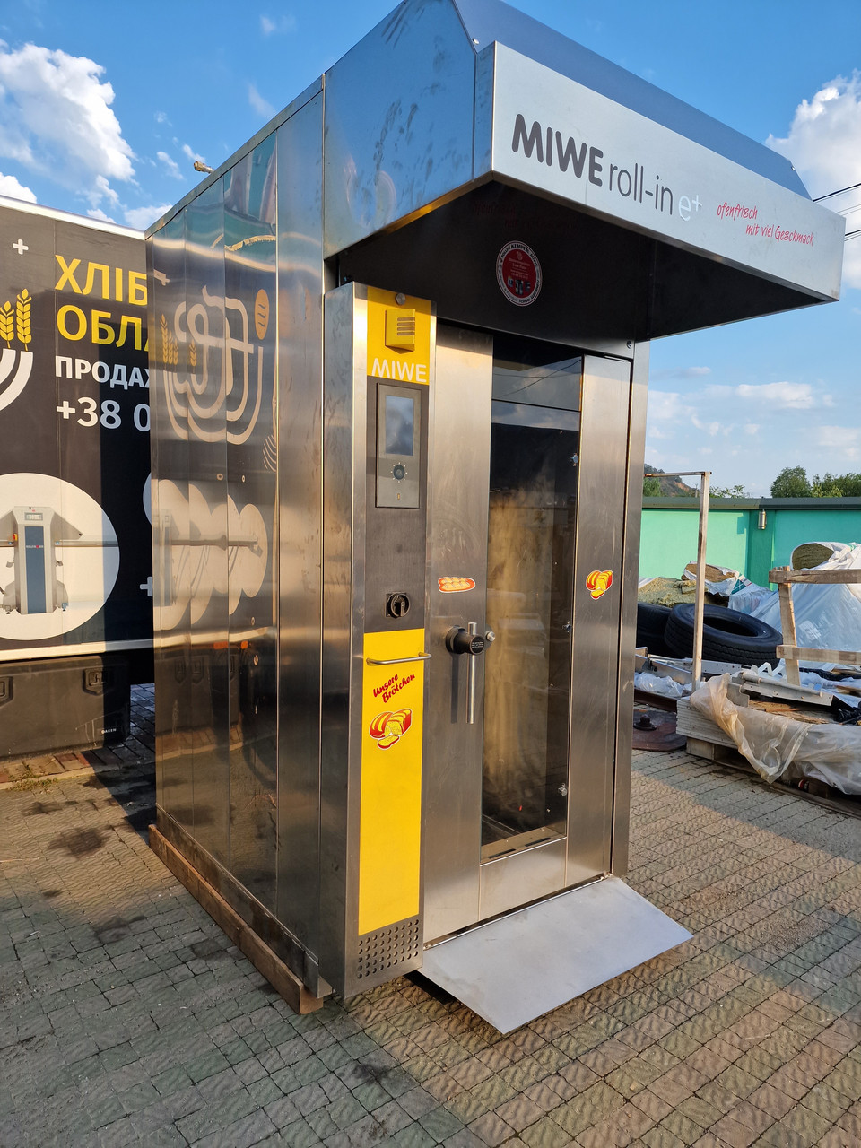 Хлібопіч Miwe Rollin e+ 60x60 Ротаційна піч GAS сенсор NEU, фото 1