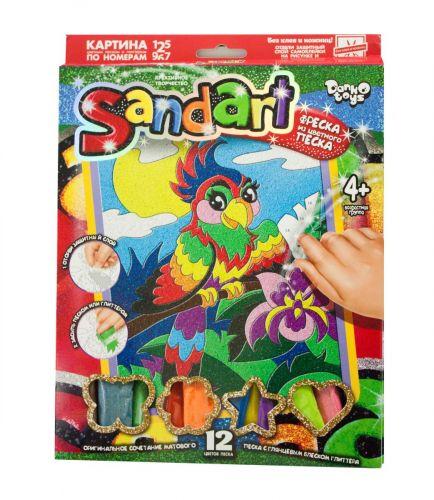 Набір для творчості "Sandart" Папуга SA-01-06 [tsi101223-TSI], фото 1