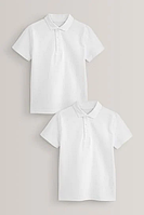 Белая рубашка с коротким рукавом футболка поло для мальчика