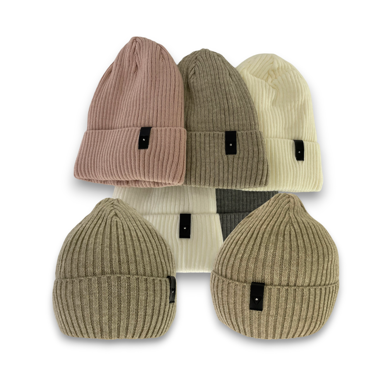 ОПТ Дитяча зимова шапка для дівчинки, р. 54-56 (5 шт./набір), фото 1