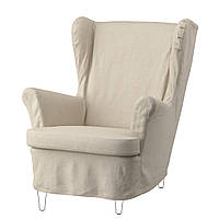 Чохол для крісла IKEA STRANDMON СТРАНДМОН, Натуральний ризан, 505.118.43
