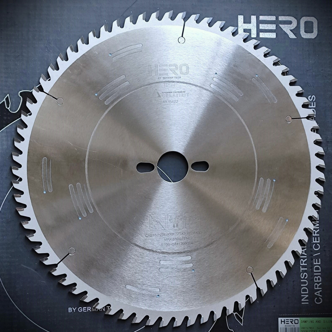 HERO E0 Ceratizit 300х3,2х2,2х30 72z Основна пила для ДСП, МДФ Premium, фото 1