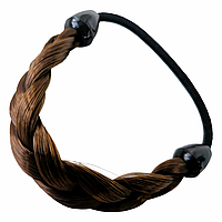 Гумка для волосся Косичка зі штучного волосся, колір №341