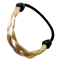 Гумка для волосся Косичка зі штучного волосся, колір №026