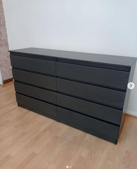 Комод Лайт Еко 8 Ящиків Антрацит