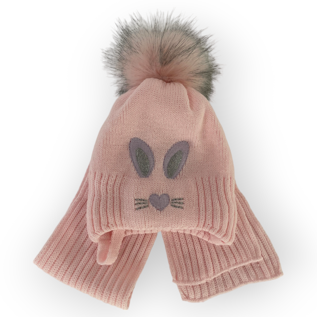 Вязаная зимняя шапка для девочки Шапка для девочки