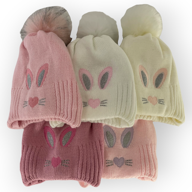 Вязаная зимняя шапка для девочки Шапка для девочки