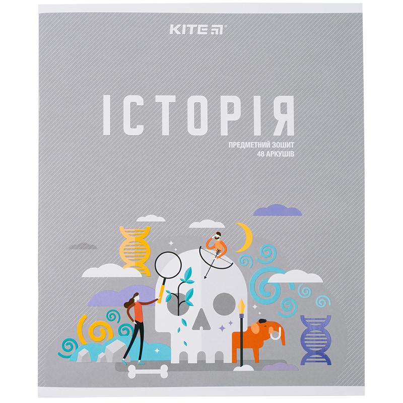 Зошит шкільний А5+ 48арк Kite предметний кл. Urban Історія K23-240-28