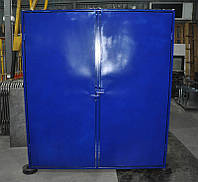 Шкаф под рампу для 6 баллонов с водородом 1800х500х2000 Kompred OL451/1