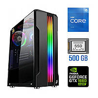 Игровой ПК / Core i5-11400F 6 ядер 2.6GHz NEW/16GB DDR4 NEW/500GB SSD NEW/GeForce GTX 1070 8 GB