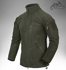Універсальна тактична флісова кофта Helikon Tex ALPHA TACTICAL Jacket (army olive)