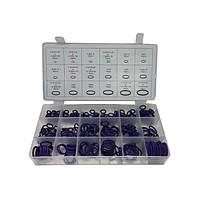 Набір ущільнювальних кілець O-Ring W-8085 (18 видів, 270 шт.) для автом. кондиц. фіолетовий