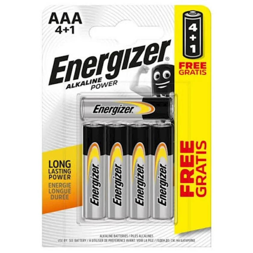 Батарейки Energizer Alkaline Power AAA (5шт.)