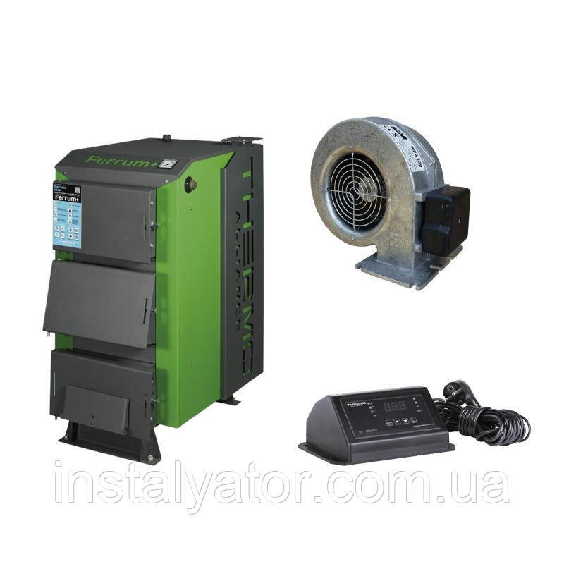 Thermo Alliance Ferrum Plus V 3.0 Котел твердопаливний сталевий FSF+ 14 + Вентилятор котла до 40 кВт, "M Plus, фото 1