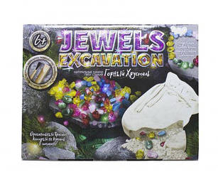 Набір для проведення розкопок "JEWELS EXCAVATION", "Натуральні камені" (рос)