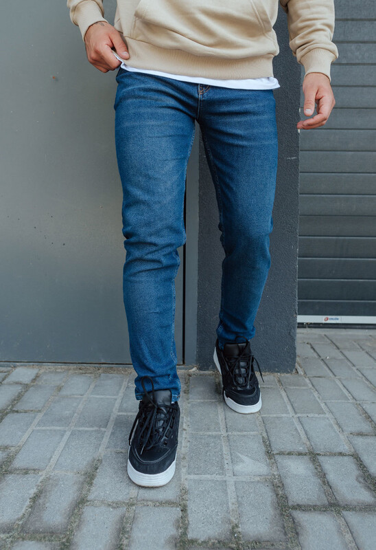 Джинси чоловічі темно-сині Staff navy slim