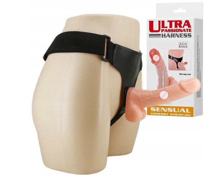 Ділдо на ремінцях Lybaile Sensual Comfort 18,5 см, фото 1