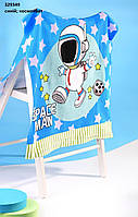 Полотенце-пончо с капюшоном микрофибра Космонавт