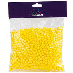 Наповнювач для подарунків "Радість у кожній кульці", жовтий, 14 грам