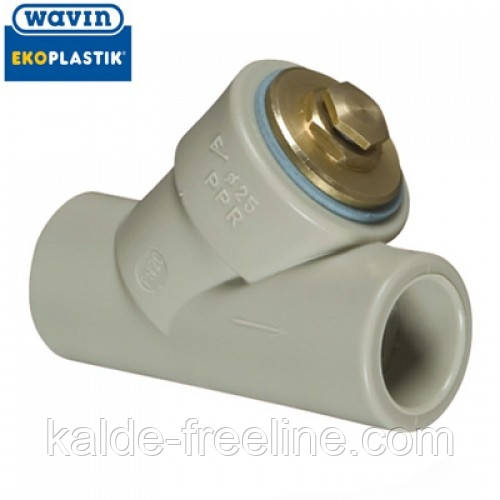 Фільтр грубої очистки d 25 wavin ekoplastik