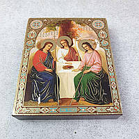 Икона Б/У Икона Святая Троица фотопринт 10х12 см
