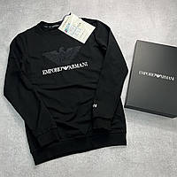 Світшот чорний Emporio Armani