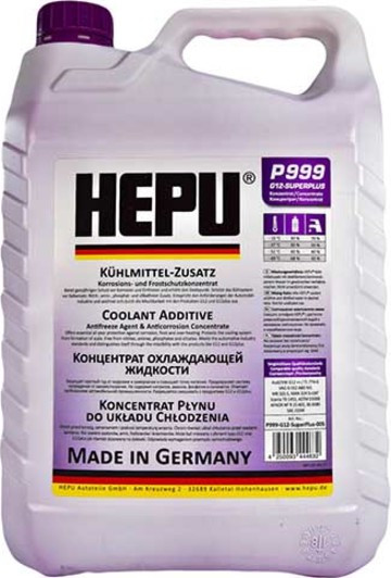 Hepu Super Plus G12++ фіолетовий, 5 л концентрат антифризу, фото 1