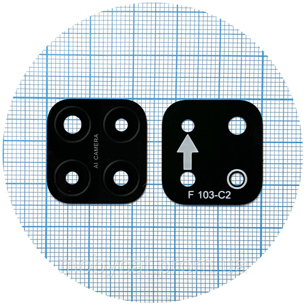 Скло камери Oppo A15 15S (чорне), фото 1