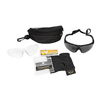 Баллистические очки Revision Stingerhawk U.S. Military Kit, Чорний, Прозорий, Димчастий, Окуляри, Large