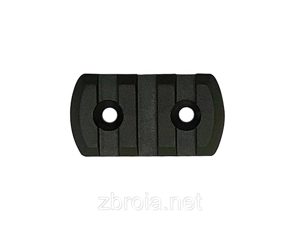 Планка DLG Tactical (DLG-109) для M-LOK, профіль Picatinny/Weaver (3 слоти) олива