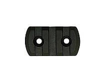 Планка DLG Tactical (DLG-109) для M-LOK, профіль Picatinny/Weaver (3 слоти) олива
