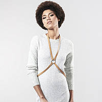 Жіноча портупея 8 Bijoux Indiscrets коричневий Кайф