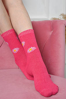 Шкарпетки махрові жіночі рожевого кольору розмір 37-42                                               163532M