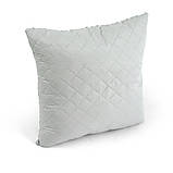 Двостороння декоративна подушка "Grey Braid" сіра коса 40х40 см. Подушка інтер'єрна маленька, фото 2