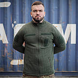 Тактична флісова кофта кубик хакі, фото 5